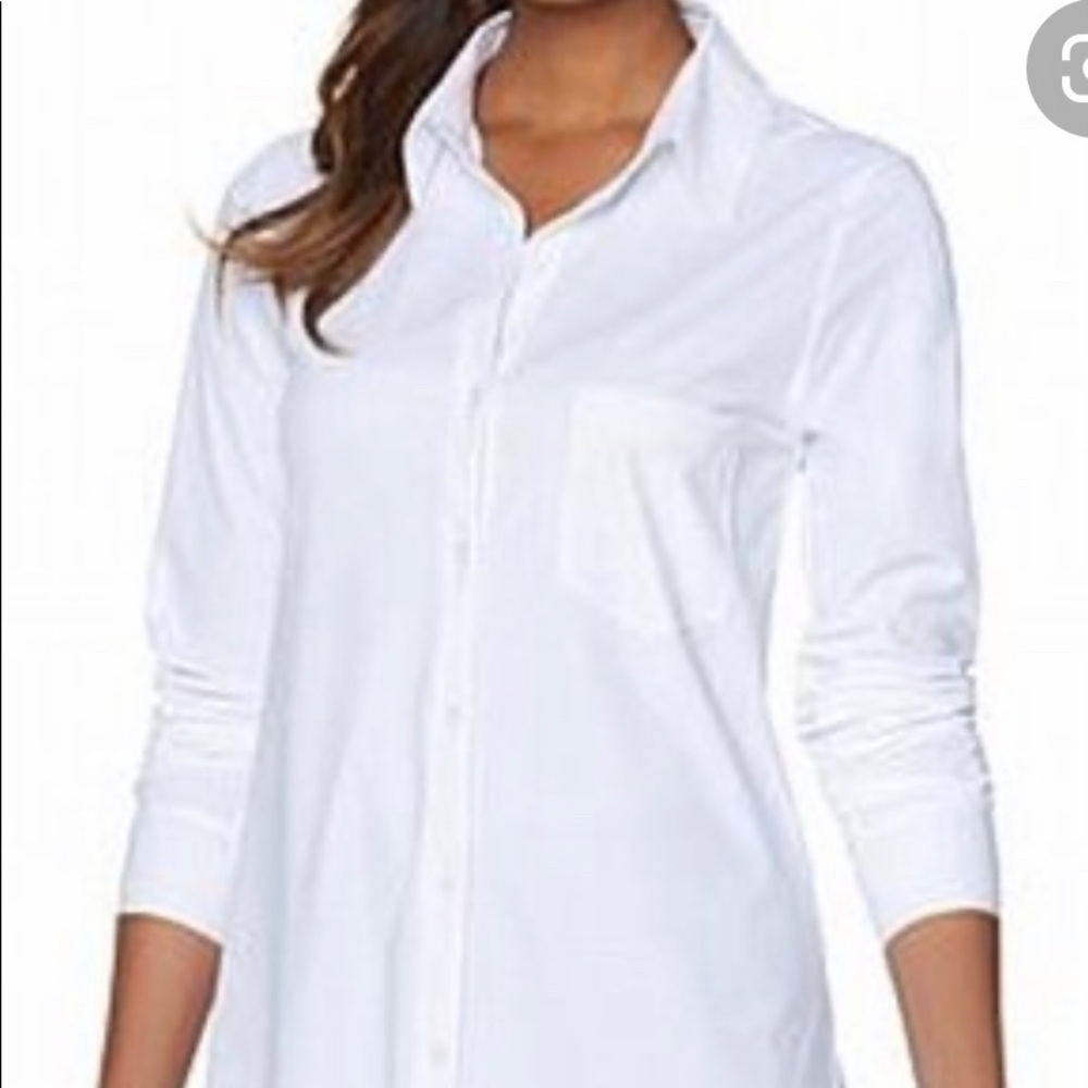Lyssé Schiffer white button down
